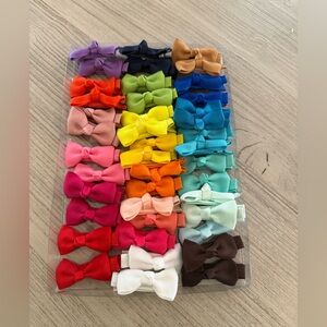23 colors baby bow set